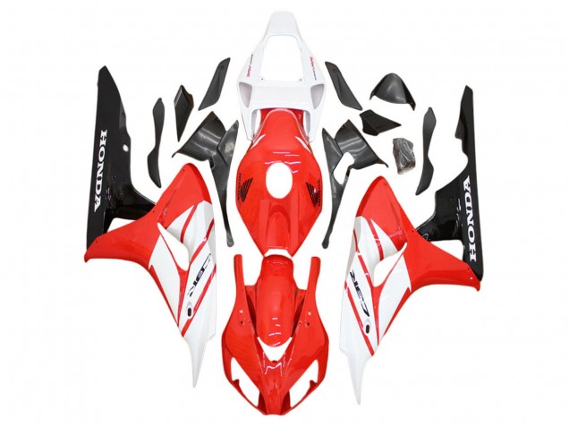 Carenado Moto Honda CBR1000RR 2006-2007 - Blanco Rojo Negro Brillante Fábrica