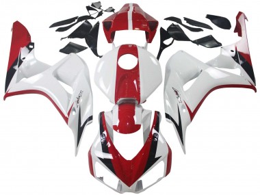 Kits Carenado Moto Honda CBR1000RR 2006-2007 - Blanco Rojo Negro Brillante Fábrica