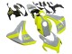 Carenados Moto Honda CBR1000RR 2008-2011 - Nardo Gris Fluorescent Verde Fábrica