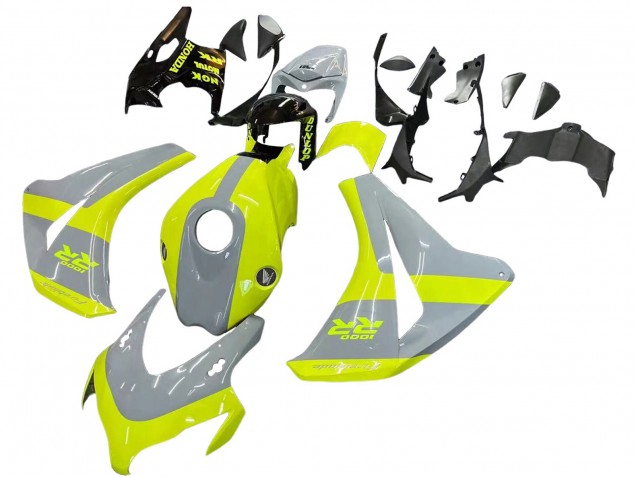 Carenados Moto Honda CBR1000RR 2008-2011 - Nardo Gris Fluorescent Verde Fábrica
