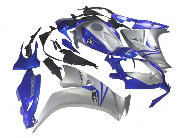Carenados Moto Honda CBR1000RR 2012-2016 - Plata Azul HRC Fábrica