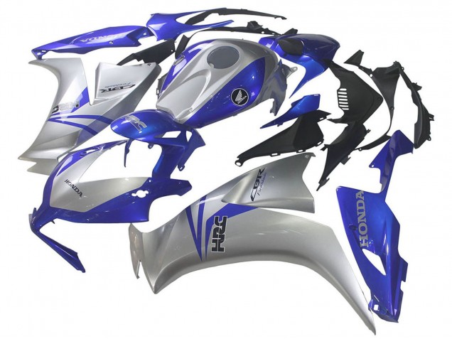 Carenados Moto Honda CBR1000RR 2012-2016 - Plata Azul HRC Fábrica