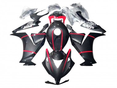 Carenados Moto Honda CBR1000RR 2012-2016 - Negro FibraCarbono Rojo Fábrica