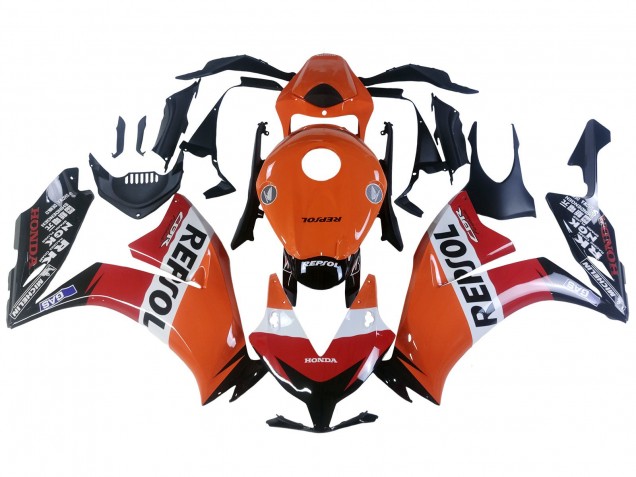 Carenados Moto Honda CBR1000RR 2012-2016 - Naranja Blanco Rojo Repsol Fábrica