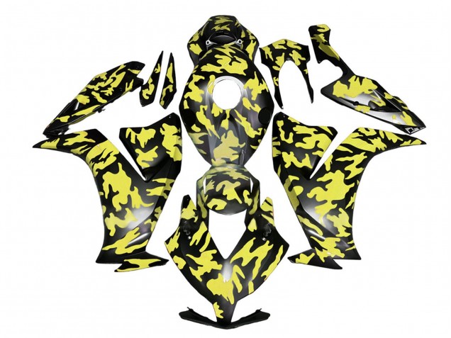 Carenados Moto Honda CBR1000RR 2012-2016 - Amarillo Gris Negro Camouflage Fábrica