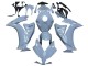 Carenados Moto Honda CBR1000RR 2012-2016 - Gris Claro Fábrica