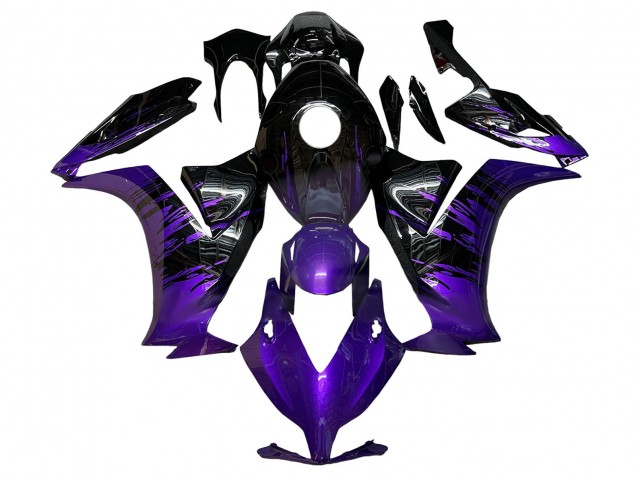 Carenados Moto Honda CBR1000RR 2012-2016 - Púrpura Negro Brillante Fábrica