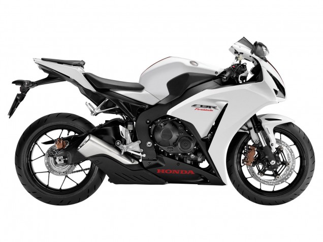Carenados Moto Honda CBR1000RR 2012-2016 - Blanco Negro Mate Fábrica