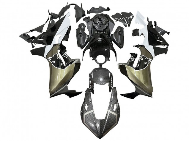 Carenados Moto Honda CBR1000RR 2017-2023 - Gris Blanco Negro FibraCarbono Fábrica