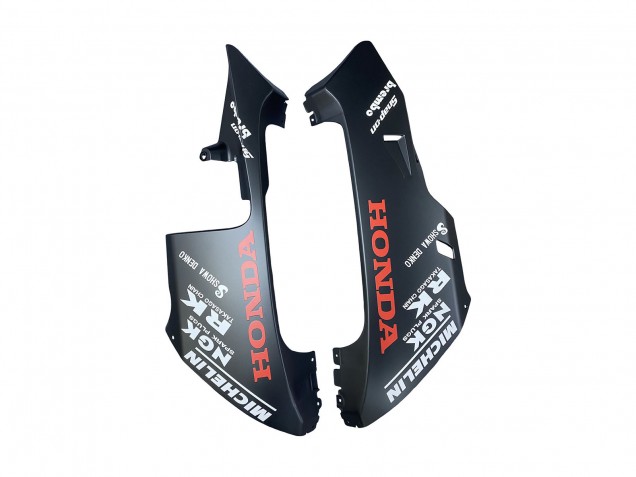 Carenados Moto Honda CBR600RR 2003-2004 - Negro Mate Naranja Repsol Rossi 46 Fábrica