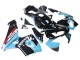 Carenados Moto Honda CBR600RR 2003-2004 - Azul Claro Rojo Negro Brillante Dunlop Fábrica