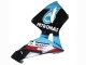 Carenados Moto Honda CBR600RR 2003-2004 - Azul Claro Rojo Negro Brillante Dunlop Fábrica