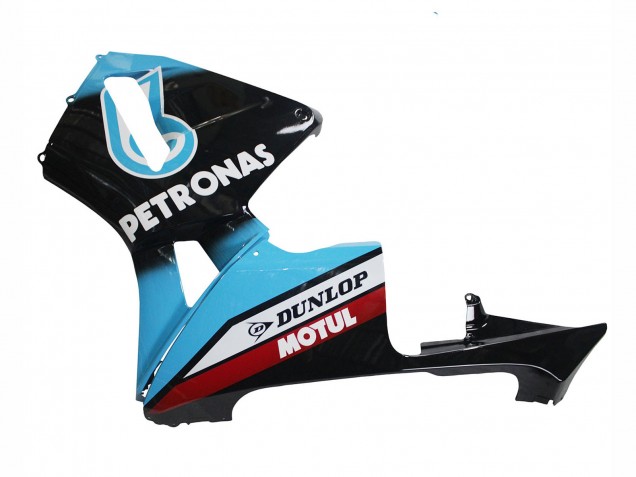 Carenados Moto Honda CBR600RR 2003-2004 - Azul Claro Rojo Negro Brillante Dunlop Fábrica