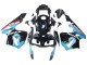 Carenados Moto Honda CBR600RR 2003-2004 - Azul Claro Rojo Negro Brillante Dunlop Fábrica