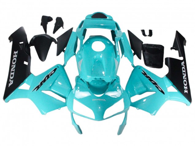 Carenados Moto Honda CBR600RR 2003-2004 - Azul Claro Negro Fábrica