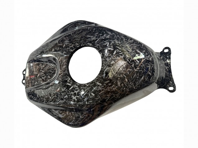 Carenados Moto Honda CBR600RR 2003-2004 - Púrpura Negro Falsificado FibraCarbono Fábrica