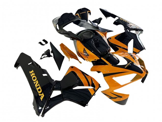 Kits Carenados Moto Honda CBR600RR 2003-2004 - Naranja Blanco Rojo Negro Brillante Repsol Fábrica
