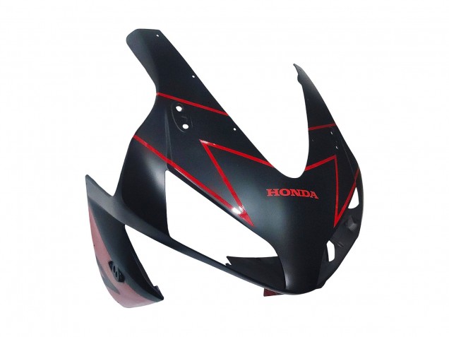 Carenados Moto Honda CBR600RR 2003-2004 - Rojo Negro Brillante Negro Mate Fábrica
