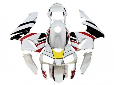 Carenados Moto Honda CBR600RR 2003-2004 - Blanco Rojo Amarillo Negro Fábrica