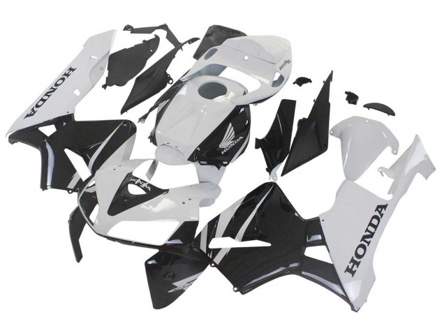 Carenados Moto Honda CBR600RR 2005-2006 - Negro Blanco Fábrica