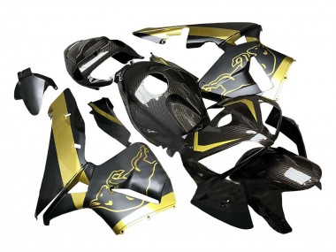 Carenados Moto Honda CBR600RR 2005-2006 - Negro Oro FibraCarbono Fábrica