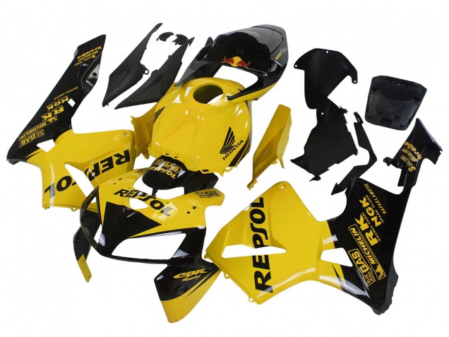 Carenados Moto Honda CBR600RR 2005-2006 - Amarillo Negro Repsol Fábrica