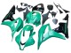 Carenado Moto Honda CBR600RR 2007-2008 - Verde Negro Brillante Fábrica