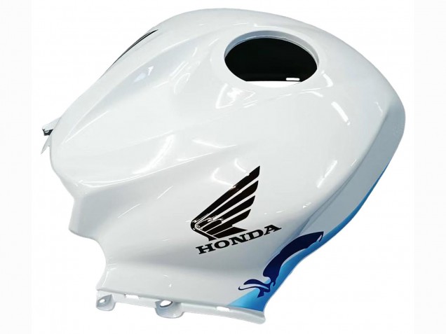 Carenados Moto Honda CBR600RR 2007-2008 - Blanco Azul Claro Negro Brillante Fábrica