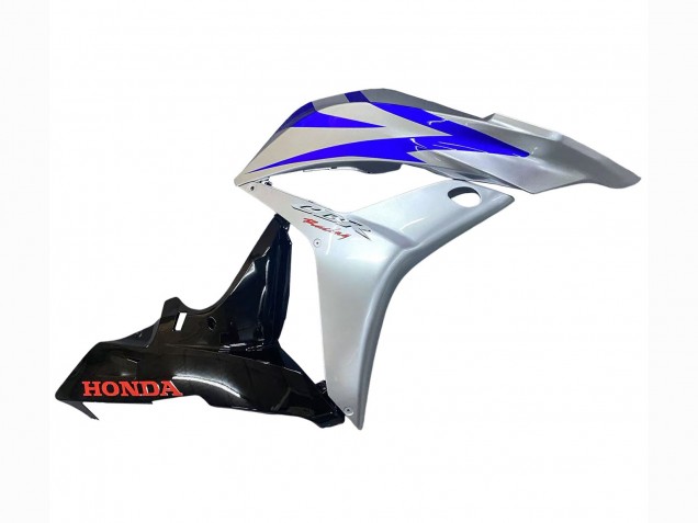 Carenados Moto Honda CBR600RR 2007-2008 - Plata Azul Negro Brillante Carrera Fábrica