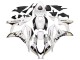 Carenado Moto Honda CBR600RR 2007-2008 - Blanco Oro Negro Brillante Playboy Fábrica