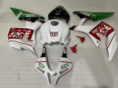Carenados Moto Honda CBR600RR 2007-2008 - Blanco Verde Rojo Castrol Fábrica