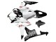 Carenados Moto Honda CBR600RR 2007-2008 - Blanco Negro Mate Rojo Repsol Fábrica