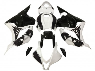 Carenado Moto Honda CBR600RR 2009-2012 - Blanco Negro Brillante Fábrica