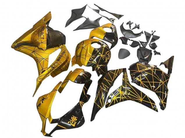 Carenados Moto Honda CBR600RR 2009-2012 - Oro Negro Brillante Fábrica