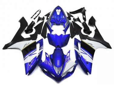 Carenados Moto Yamaha YZF R1 2004-2006 - Azul Blanco Negro Fábrica