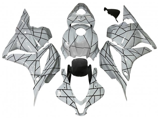 Carenados Moto Honda CBR600RR 2009-2012 - Blanco Gris Negro Línea Fábrica