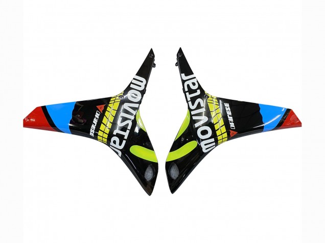 Carenados Moto Honda CBR600RR 2009-2012 - Negro Multicolor MoviStar Fábrica