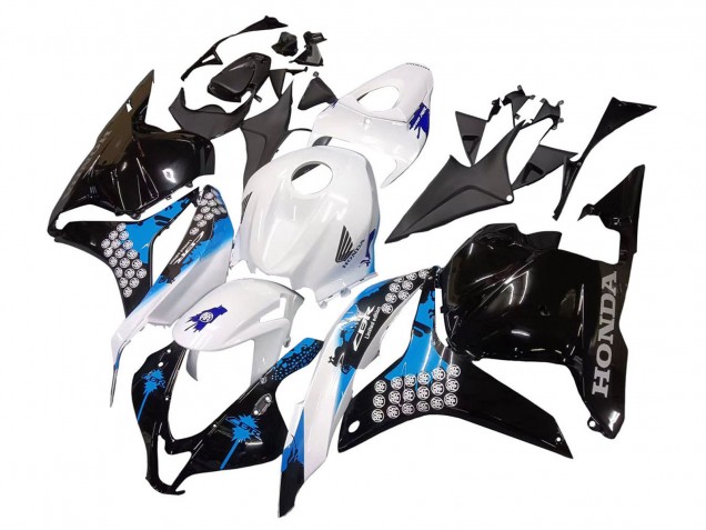 Kit Carenados Moto Honda CBR600RR 2009-2012 - Blanco Azul Negro Brillante Fábrica
