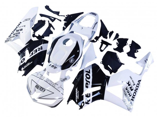 Carenados Moto Honda CBR600RR 2013-2023 - Blanco Negro Brillante Repsol Fábrica