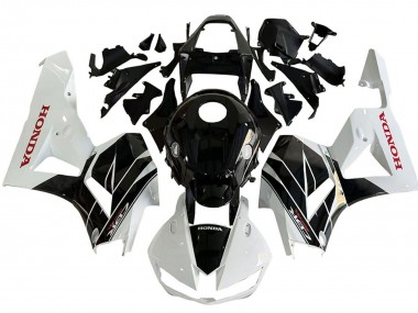 Kits Carenado Moto Honda CBR600RR 2013-2026 - Blanco Negro Brillante Fábrica