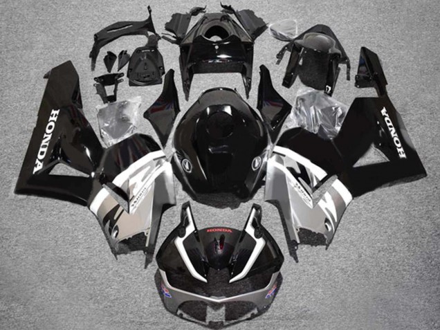 Carenados Moto Honda CBR600RR 2013-2023 - Plata Negro Brillante Fábrica