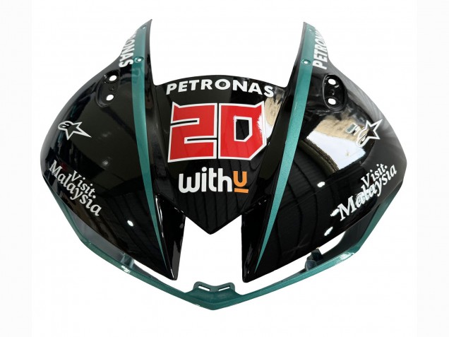Carenado Moto Honda CBR600RR 2013-2023 - Azul Verdoso Negro Brillante Petronas 20 Fábrica