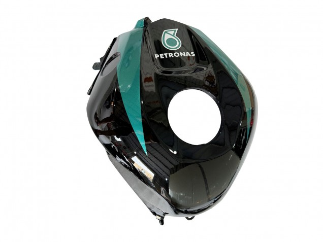 Carenado Moto Honda CBR600RR 2013-2023 - Azul Verdoso Negro Brillante Petronas 20 Fábrica
