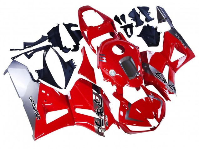 Carenados Moto Honda CBR600RR 2013-2023 - Plata Rojo Fábrica