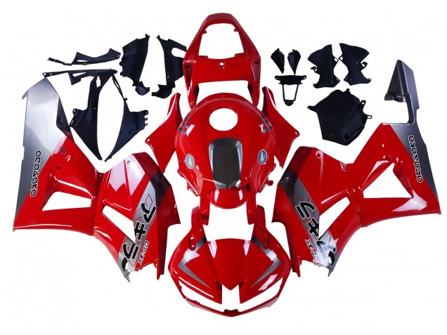 Carenados Moto Honda CBR600RR 2013-2023 - Plata Rojo Fábrica