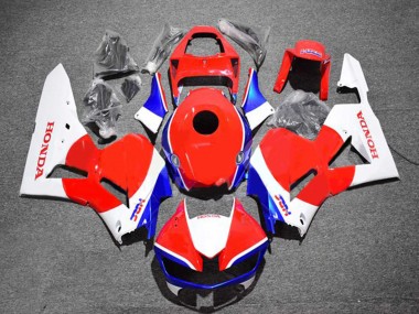 Kits Carenado Moto Honda CBR600RR 2013-2026 - Blanco Rojo Azul HRC Fábrica