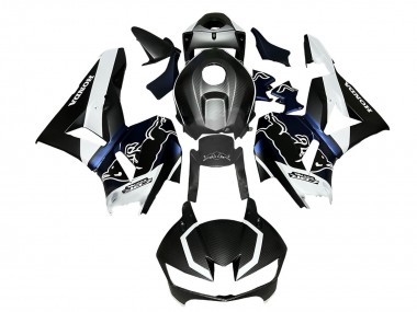 Carenados Moto Honda CBR600RR 2013-2023 - Negro FibraCarbono Blanco Azul Rojo Bull Fábrica