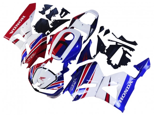 Carenado Moto Honda CBR600RR 2013-2023 - Blanco Rojo Azul Fábrica
