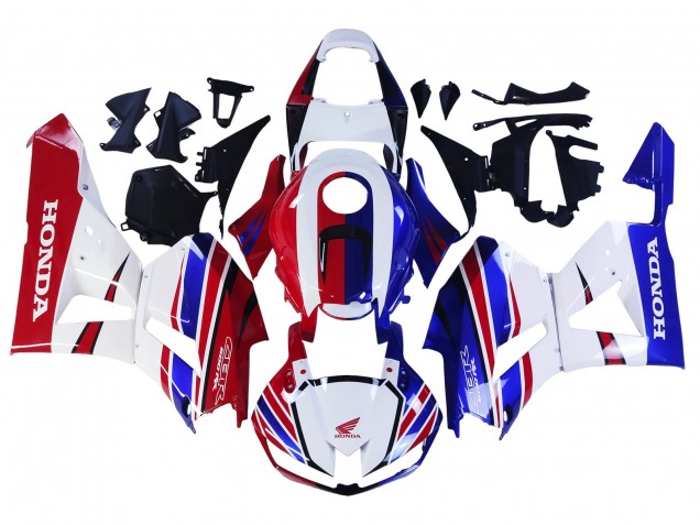 Carenado Moto Honda CBR600RR 2013-2023 - Blanco Rojo Azul Fábrica