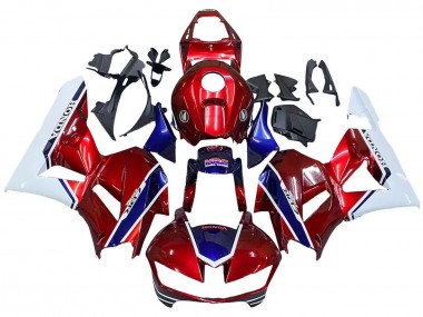 Carenados Moto Honda CBR600RR 2013-2023 - Blanco Rojo Azul HRC Fábrica